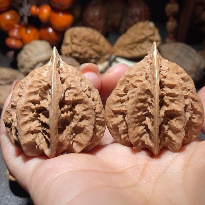 把件文玩核桃东北楸子小雪163