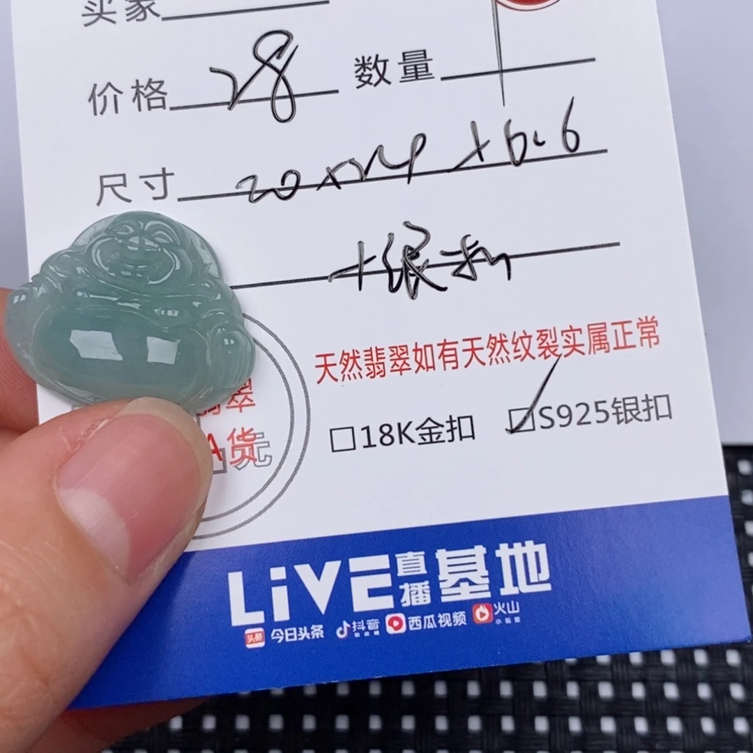 翡翠银S925镶嵌颈饰