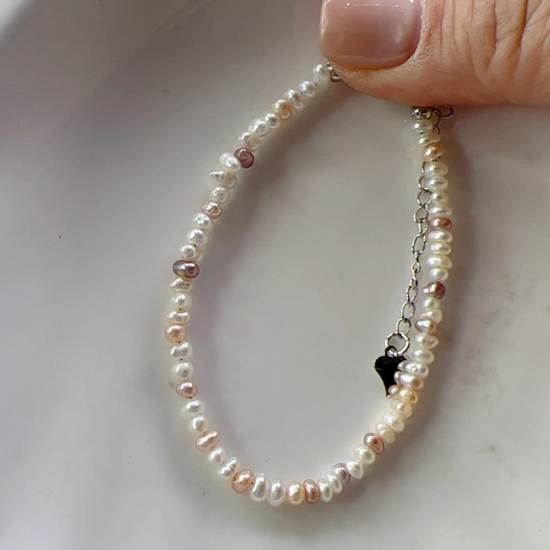 淡水珍珠合金手绳