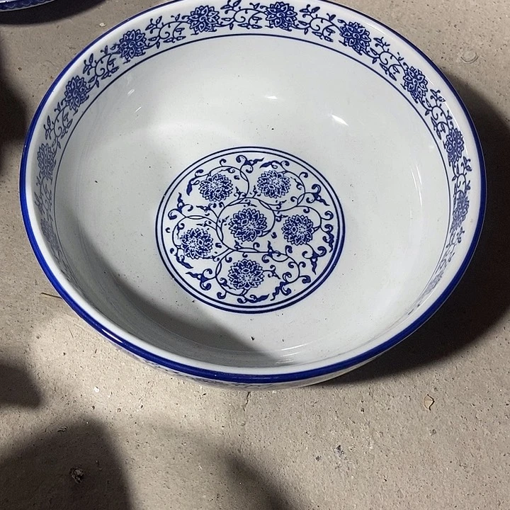 瓷片景德镇陶瓷盆一个