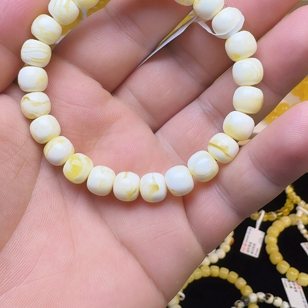 未镶嵌琥珀手链蜜蜡