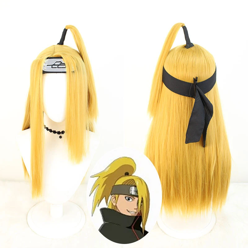 火影忍者迪达拉角色cos假发免修剪造型毛胚毛娘