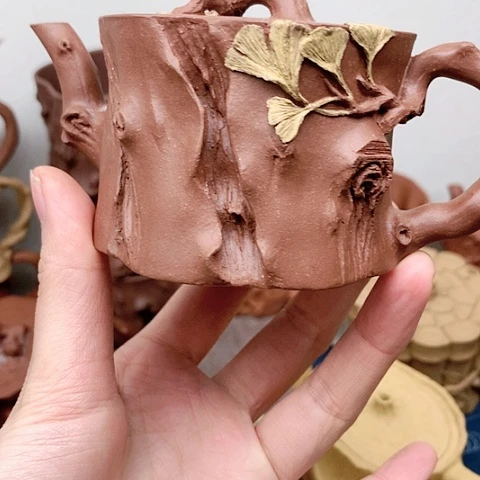 紫砂茶壶烟*全手工制作