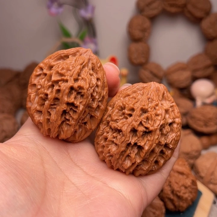 吊坠文玩核桃野生无名40全品