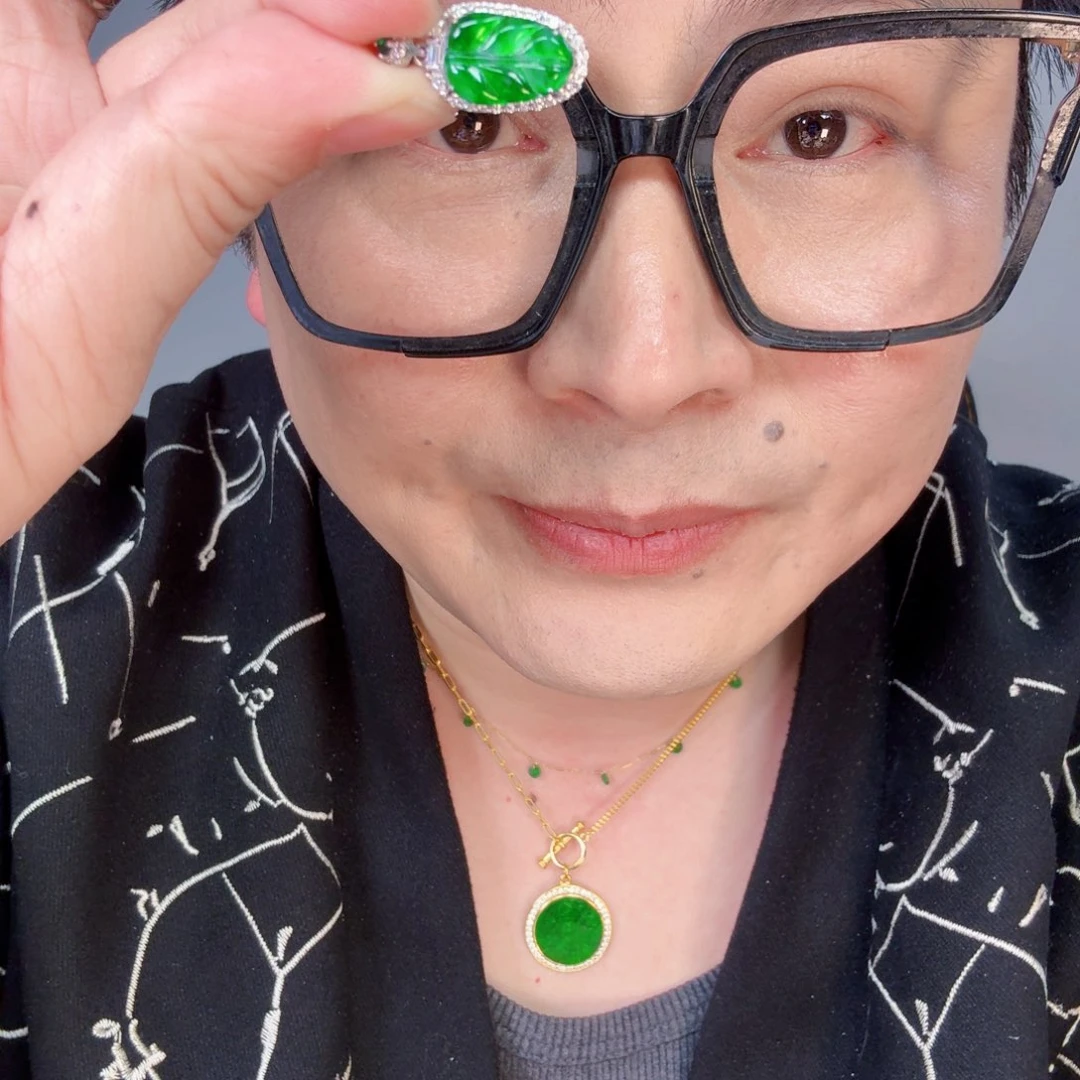 翡翠颈饰未镶嵌一个