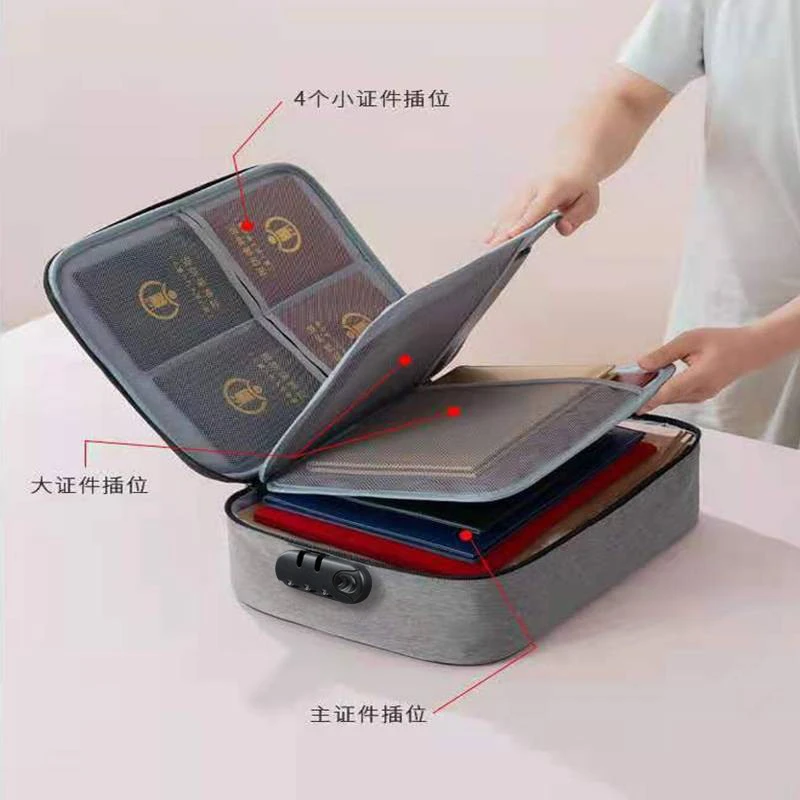 【新疆包邮】证件收纳包大容量多功能收纳袋信用卡驾驶证重要文件包