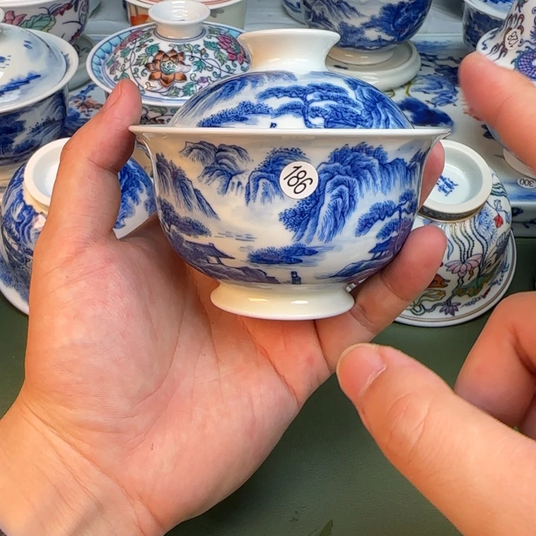 彦祖纯手工手绘茶具186