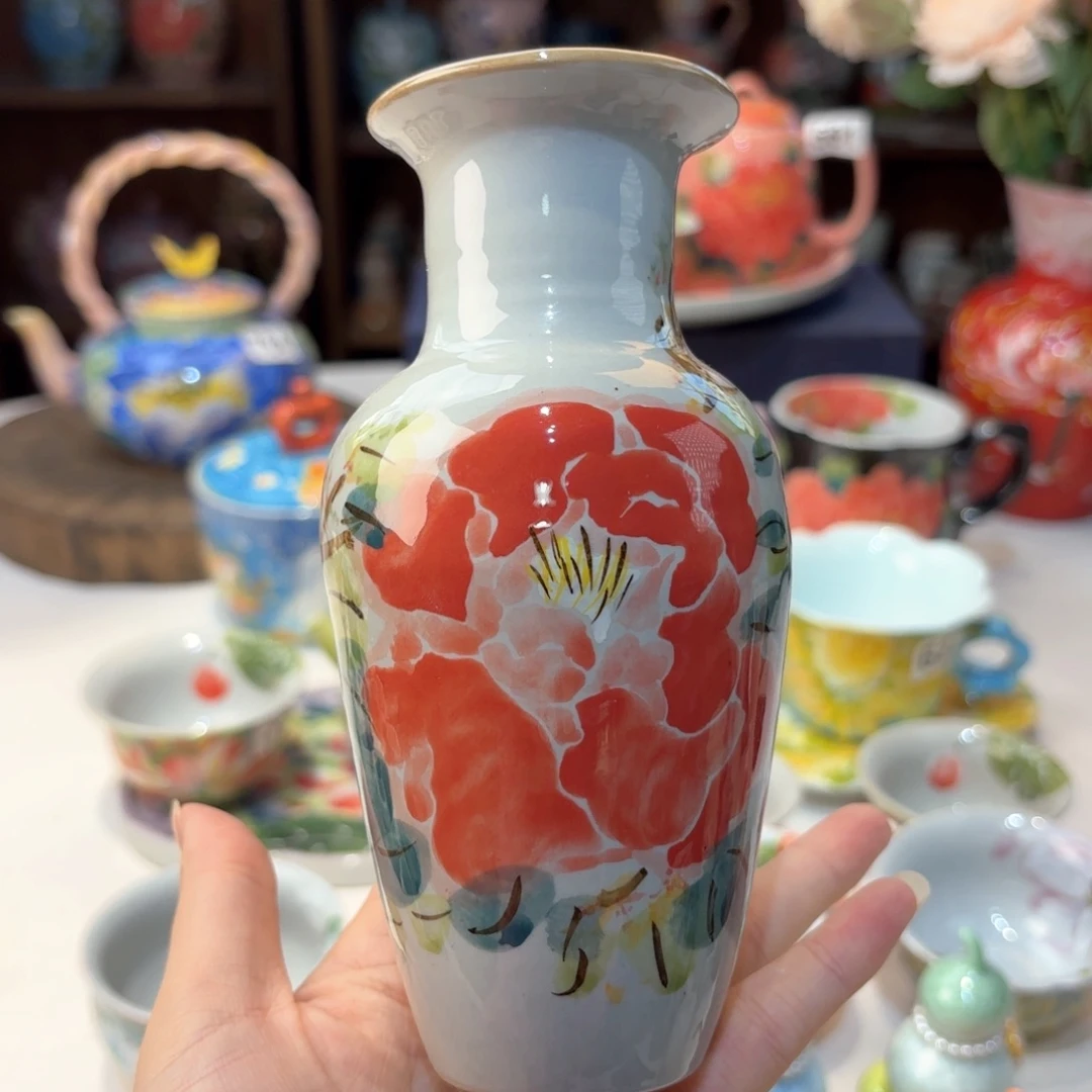 景德镇手绘高温釉下彩陶瓷茶具