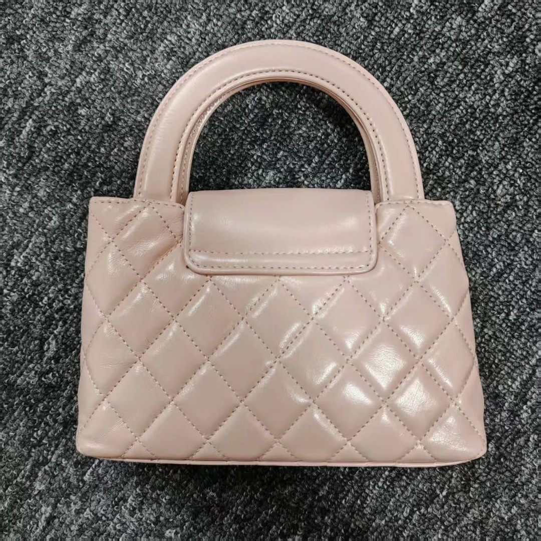 时尚潮流打造真皮女士包 斜跨手提 10429粉色楷