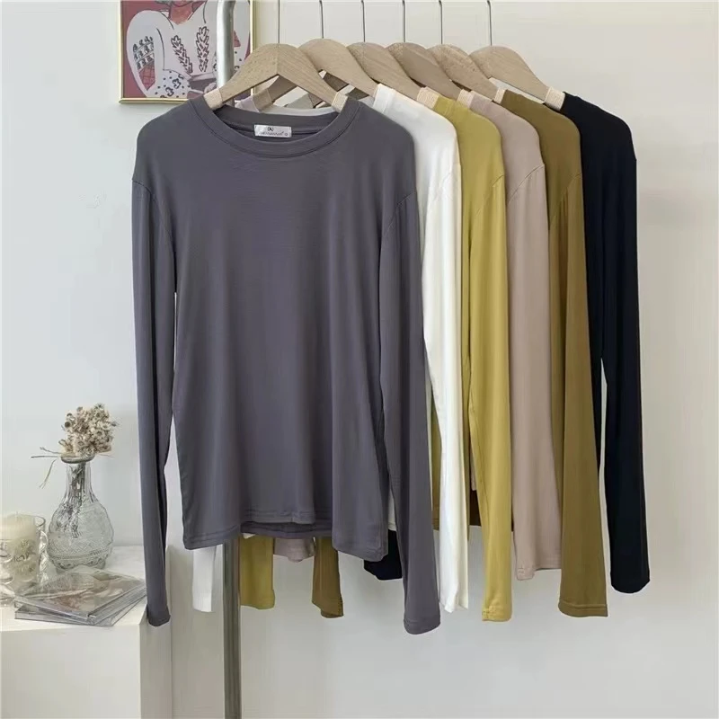 『 时尚T恤H 』时尚百搭休闲舒适纯色韩版简约T恤P53-P57