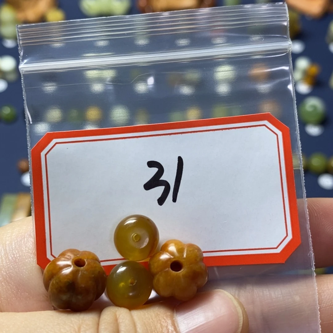 【闪购商品】蛇纹石玉配珠未镶嵌战***2