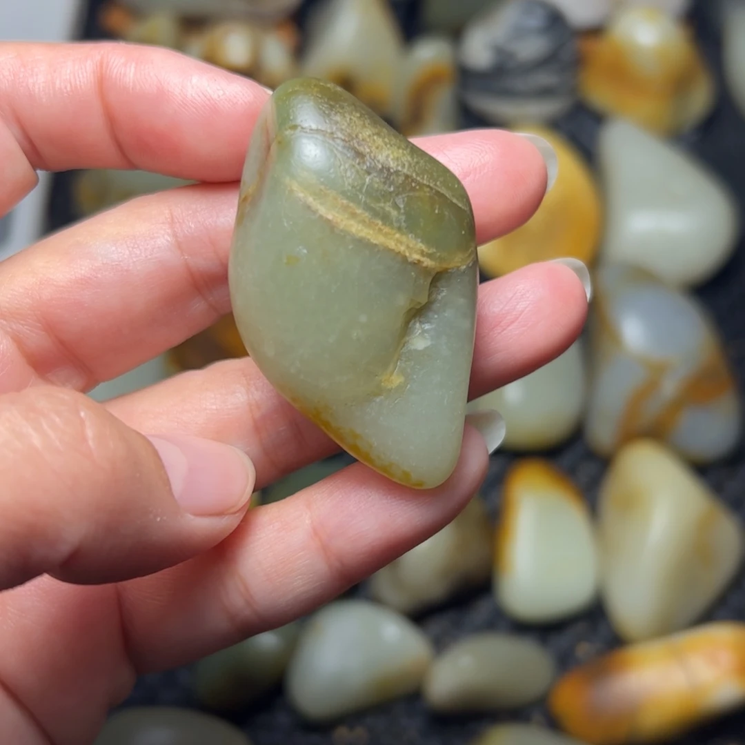 和田玉未镶嵌挂件17