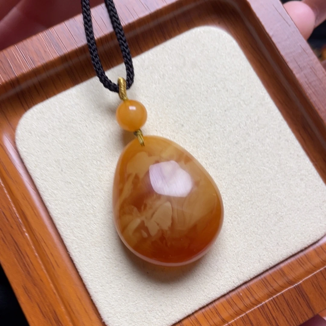 蜜蜡未镶嵌颈饰项链