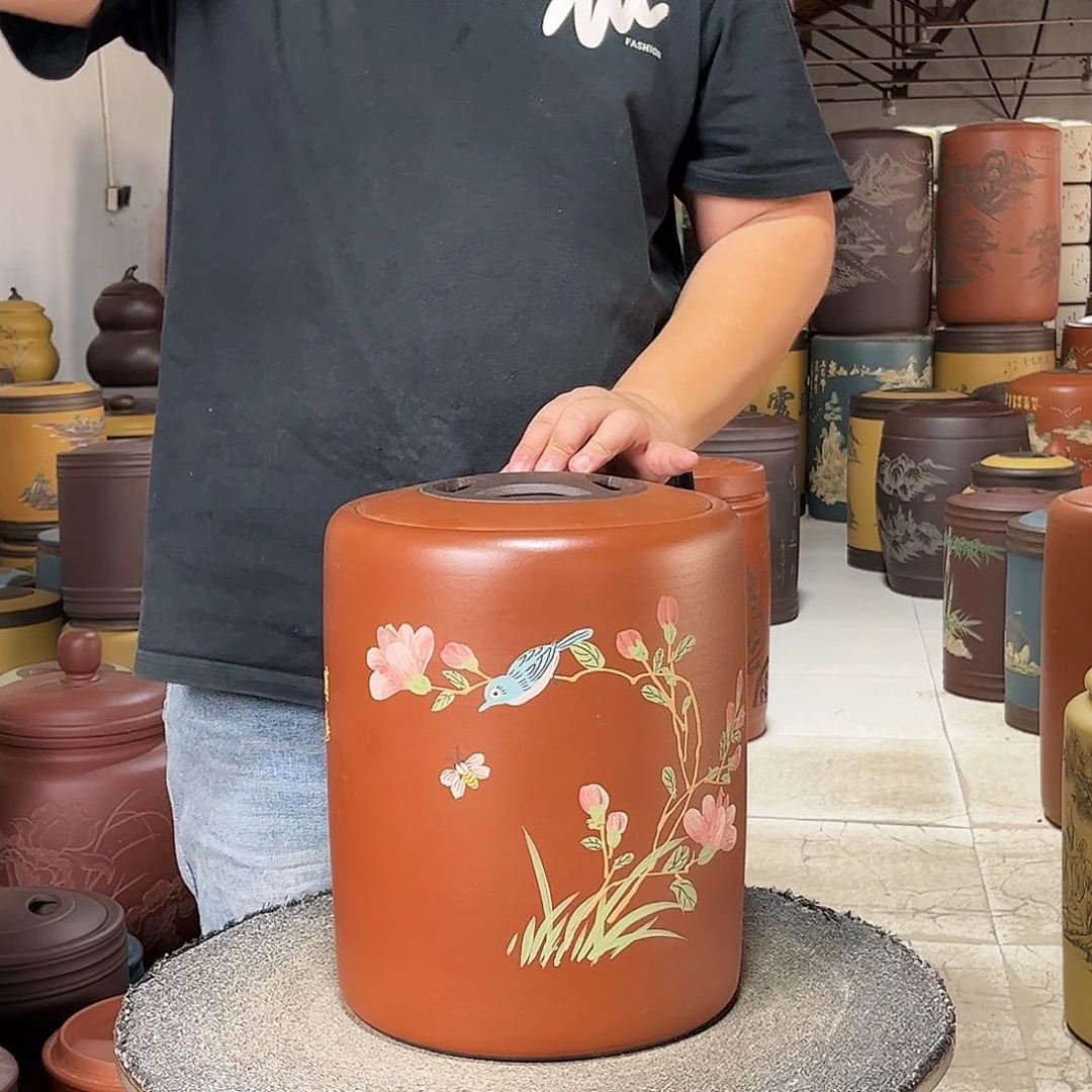 紫砂茶叶罐茶叶罐