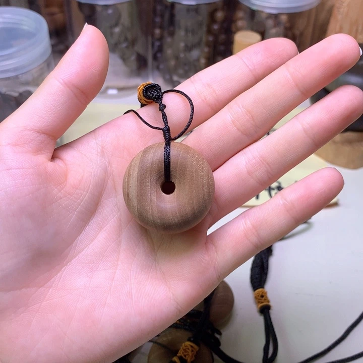 檀香木其他檀香小平安扣微瑕