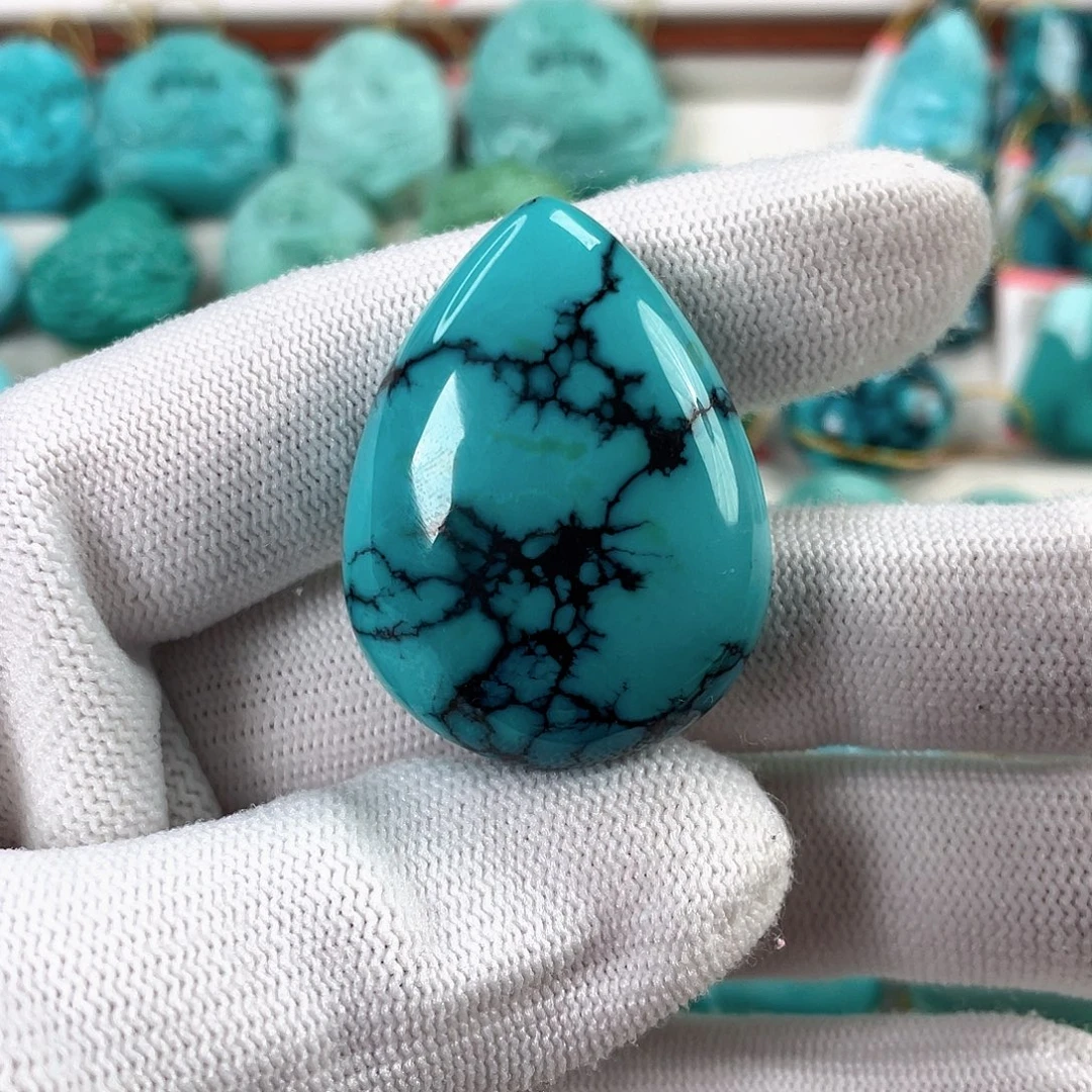 绿松石未镶嵌挂件