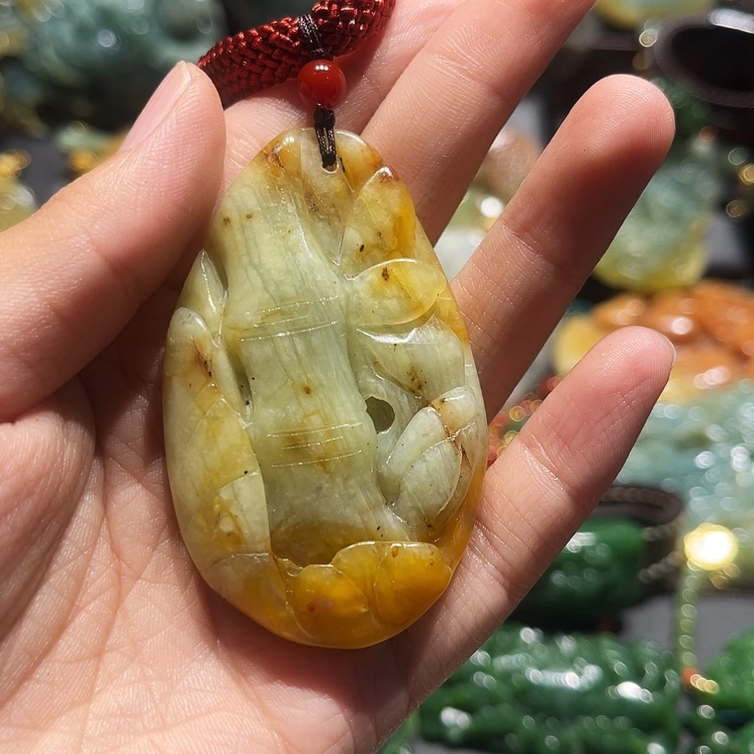 岫玉未镶嵌毛衣链