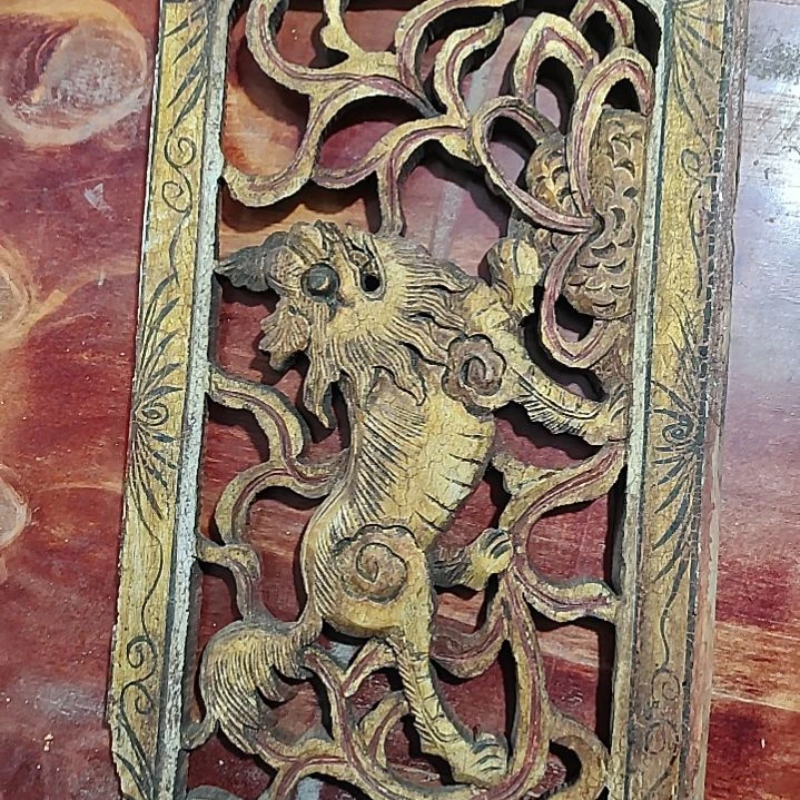 香榧木手工人物木雕花板