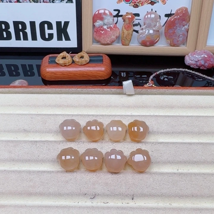 硅化玉合金颈饰一套