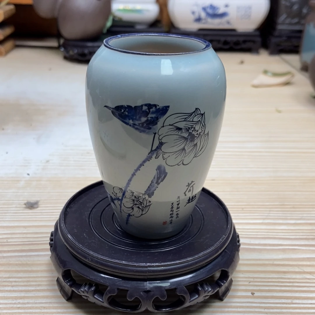 瓷片陶瓷花盆陶瓷艺术