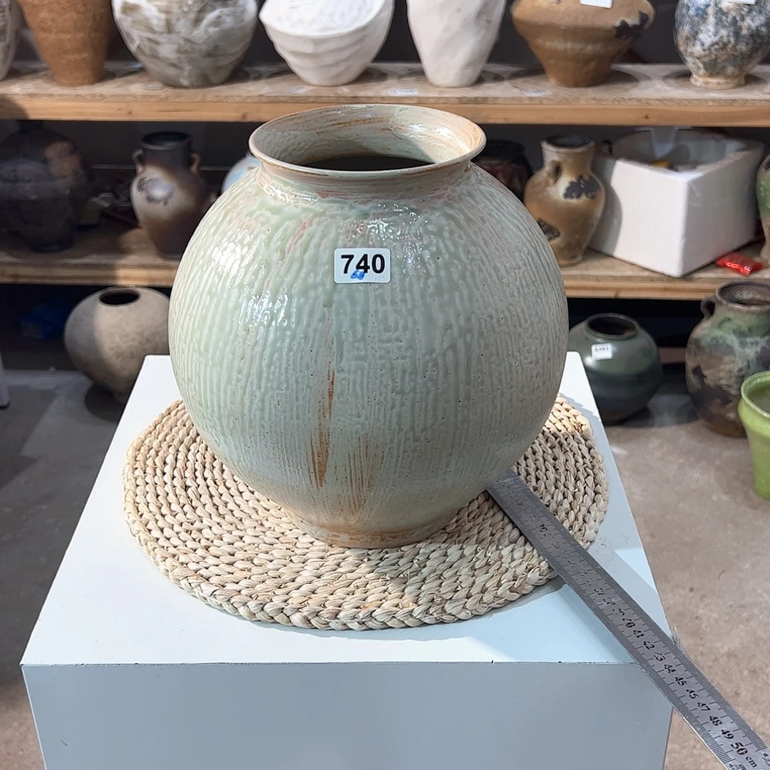 紫砂花瓶景德镇陶瓷高度