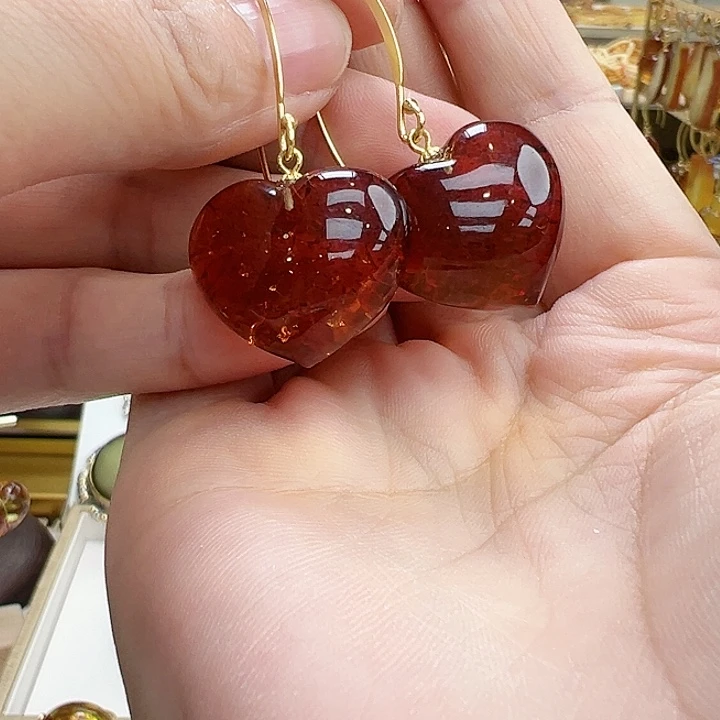 琥珀银S925镶嵌珠宝奇石