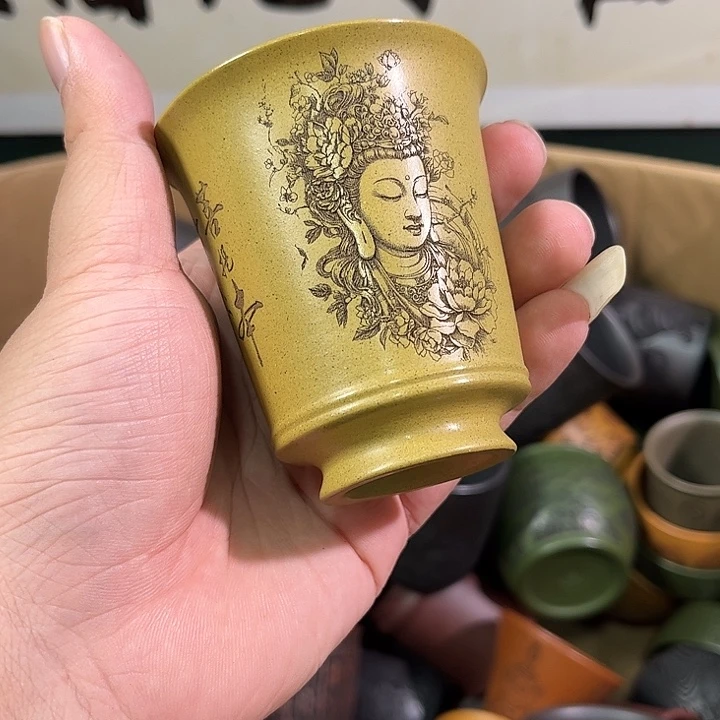 茶杯紫砂全手工紫砂主人杯