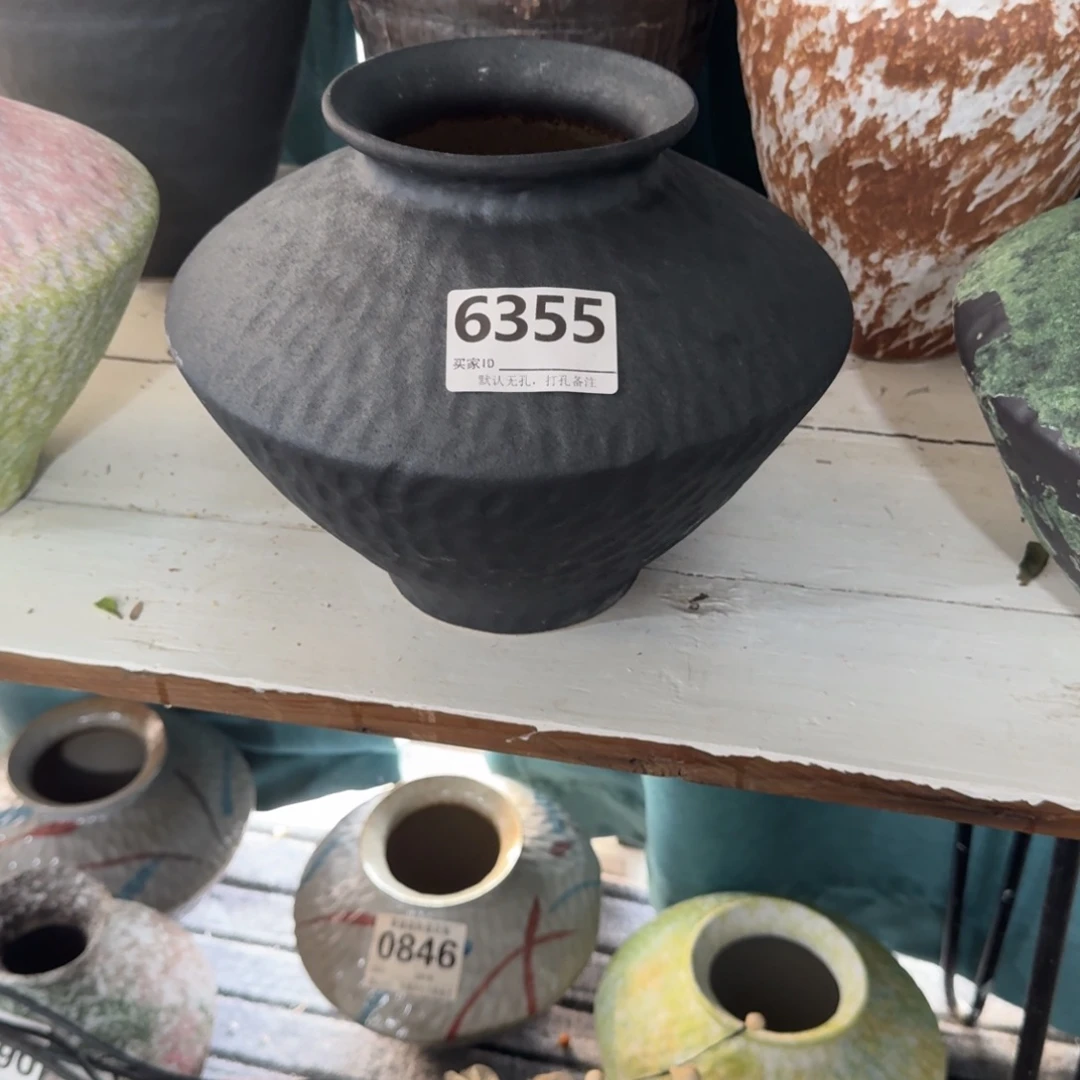 碧***来摆件花瓶默认无孔编码6355