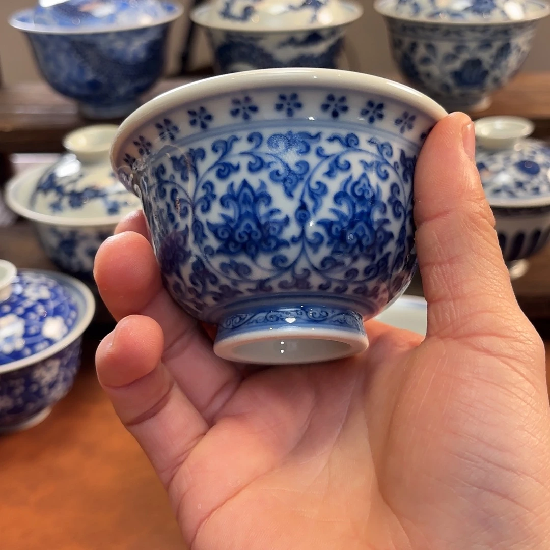 红***巾景德镇纯手工手绘柴窑补差价