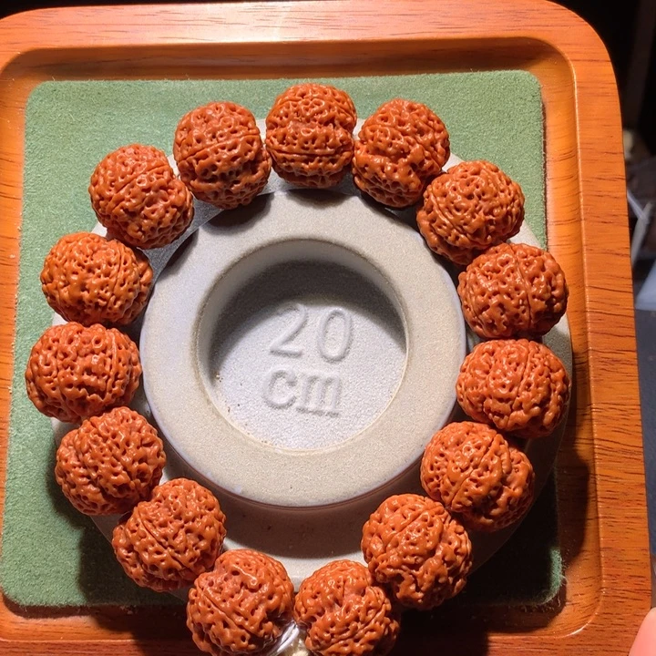 手串金刚菩提21+定制款梁梅花