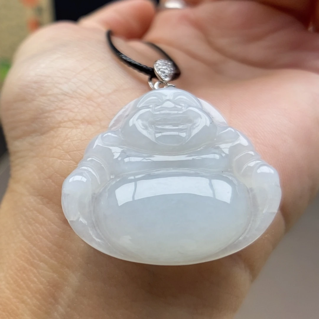 翡翠银S925镶嵌颈饰吊坠1