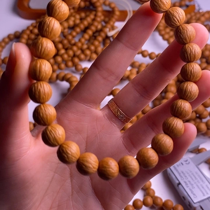 猴头核桃手串小凤羽