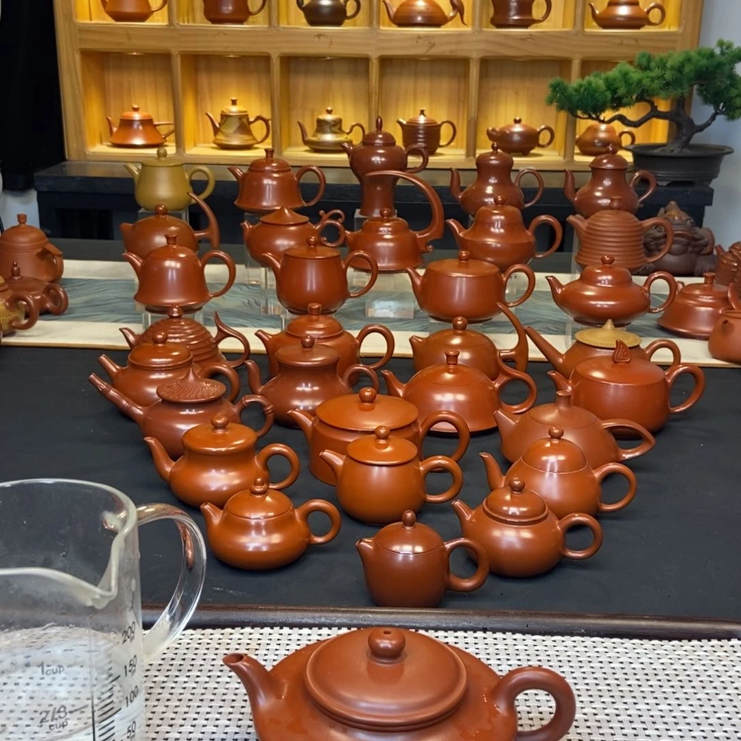 茶壶紫砂右*潮州手拉壶手拉壶