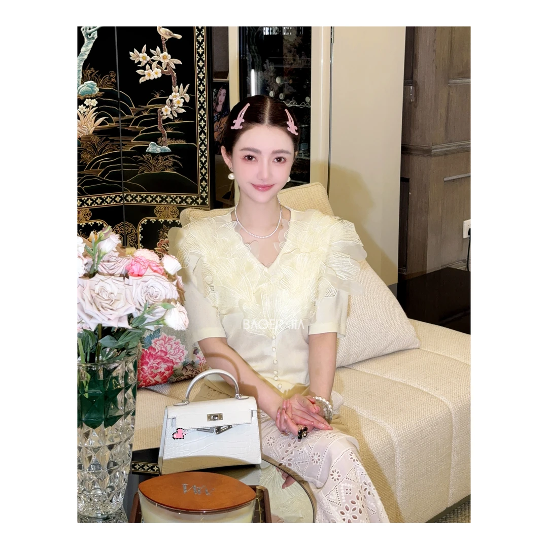 26-【翅膀硬了】宝儿家含幂BL94625103XQ设计师款醋酸轻肤舒适上衣