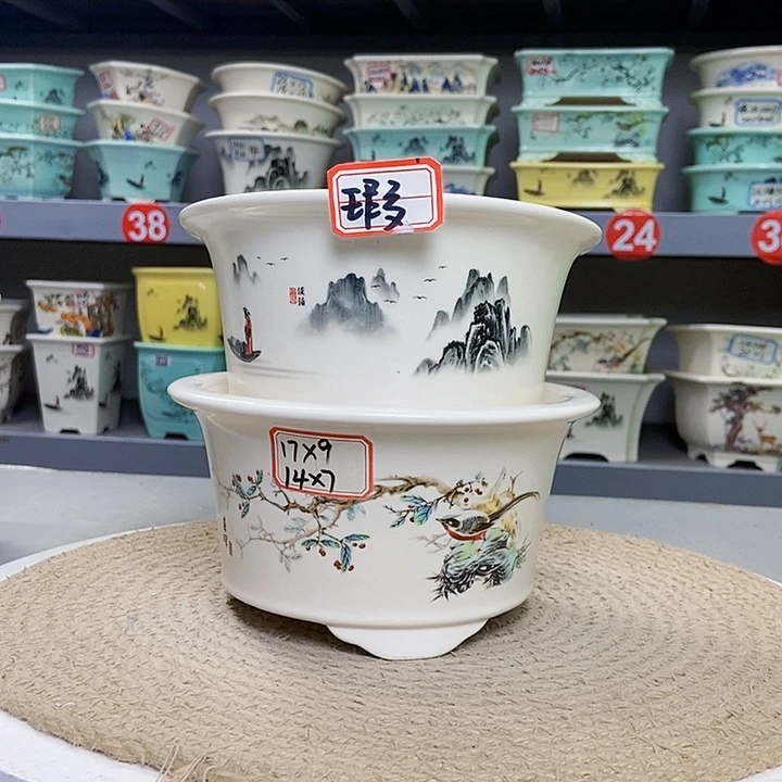 紫砂花瓶紫砂花盆