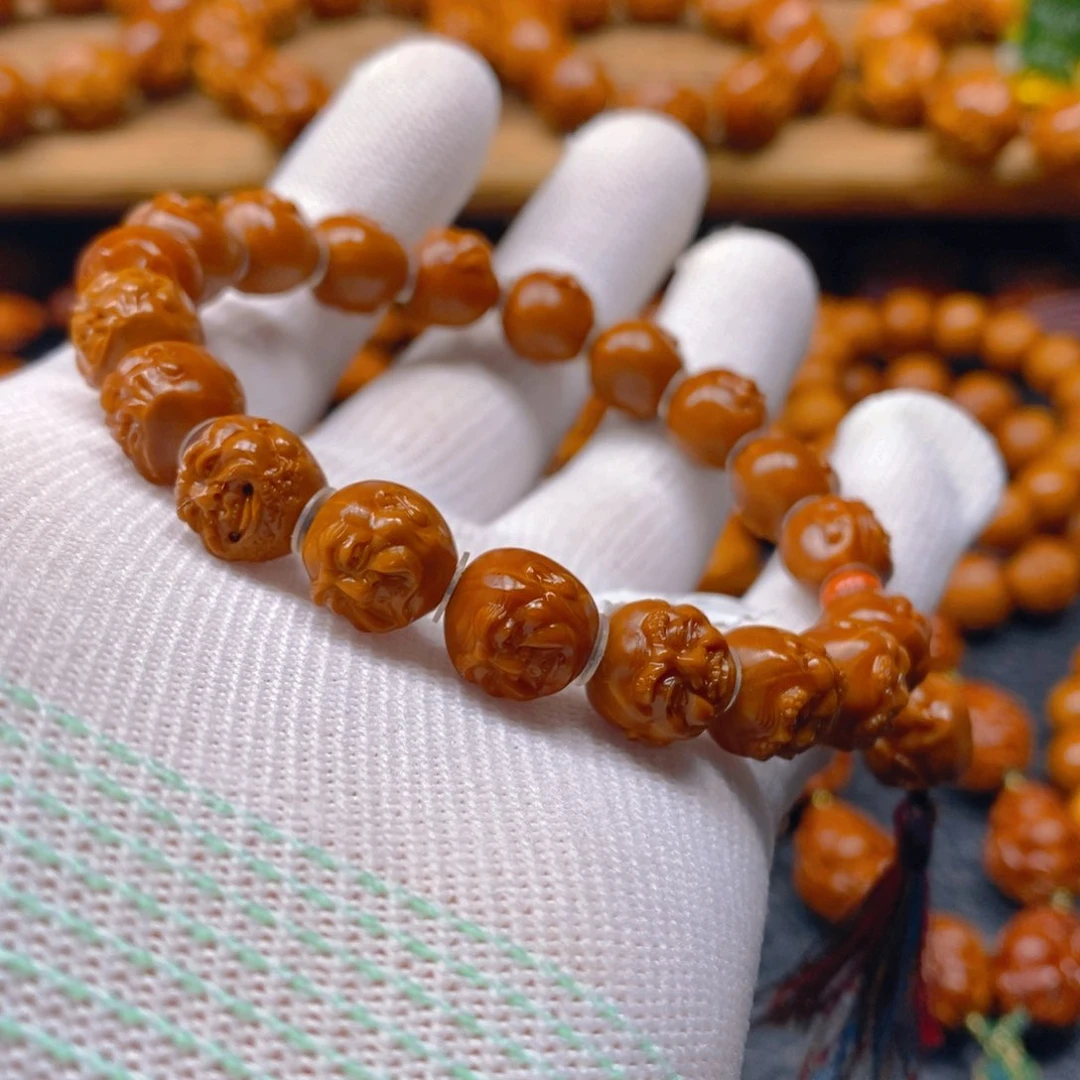 手串/手链橄榄核曹华老师1.15×1.15铁核归真十八罗汉