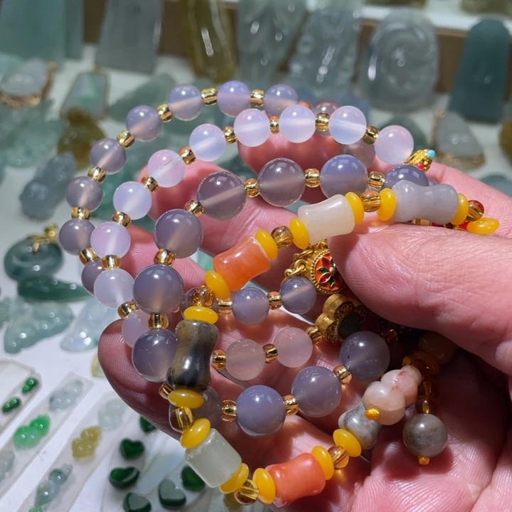 翡翠未镶嵌颈饰10