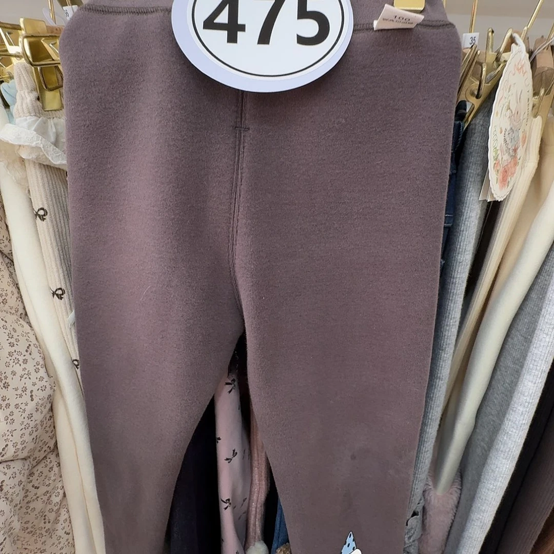 工字型款打底裤咖色100