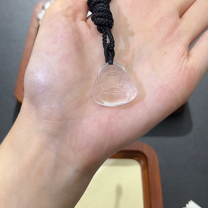 未镶嵌颈饰水晶天然白水晶佛公