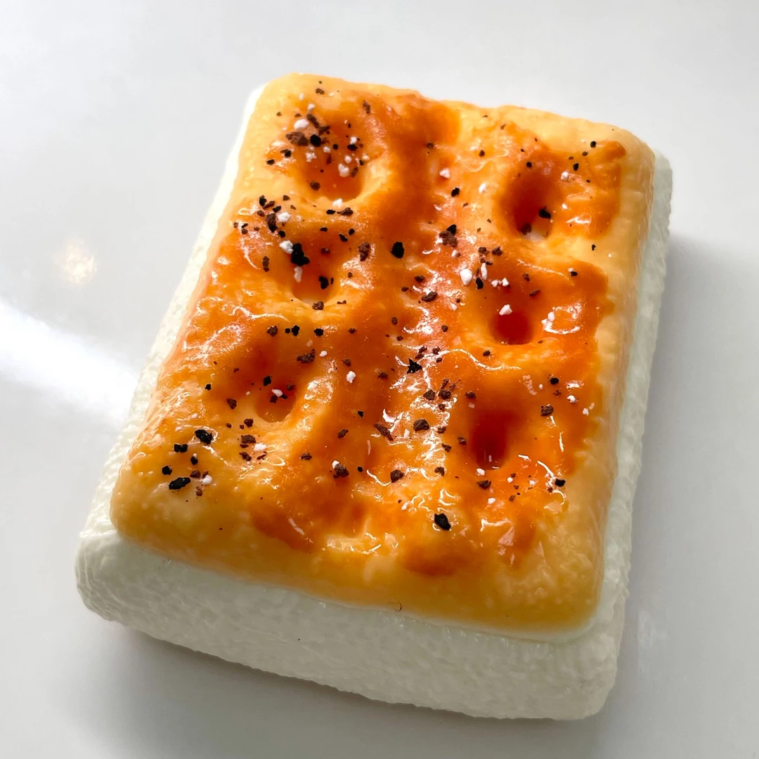 食品级硅胶纯手工制作捏捏-捏捏三层夹心苏打饼干（默认微瑕）