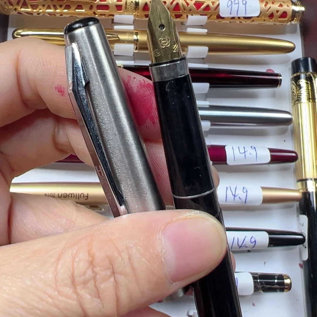 便携式黑色211明尖库存老笔