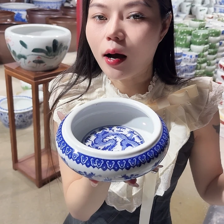 瓷片口径13厘米 高度6厘米