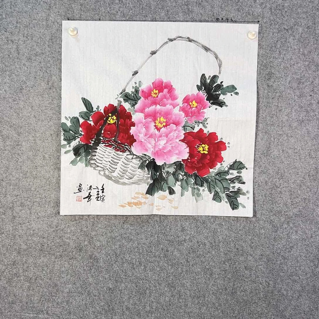 国画079 牡丹等植物资源优势显著突出而
