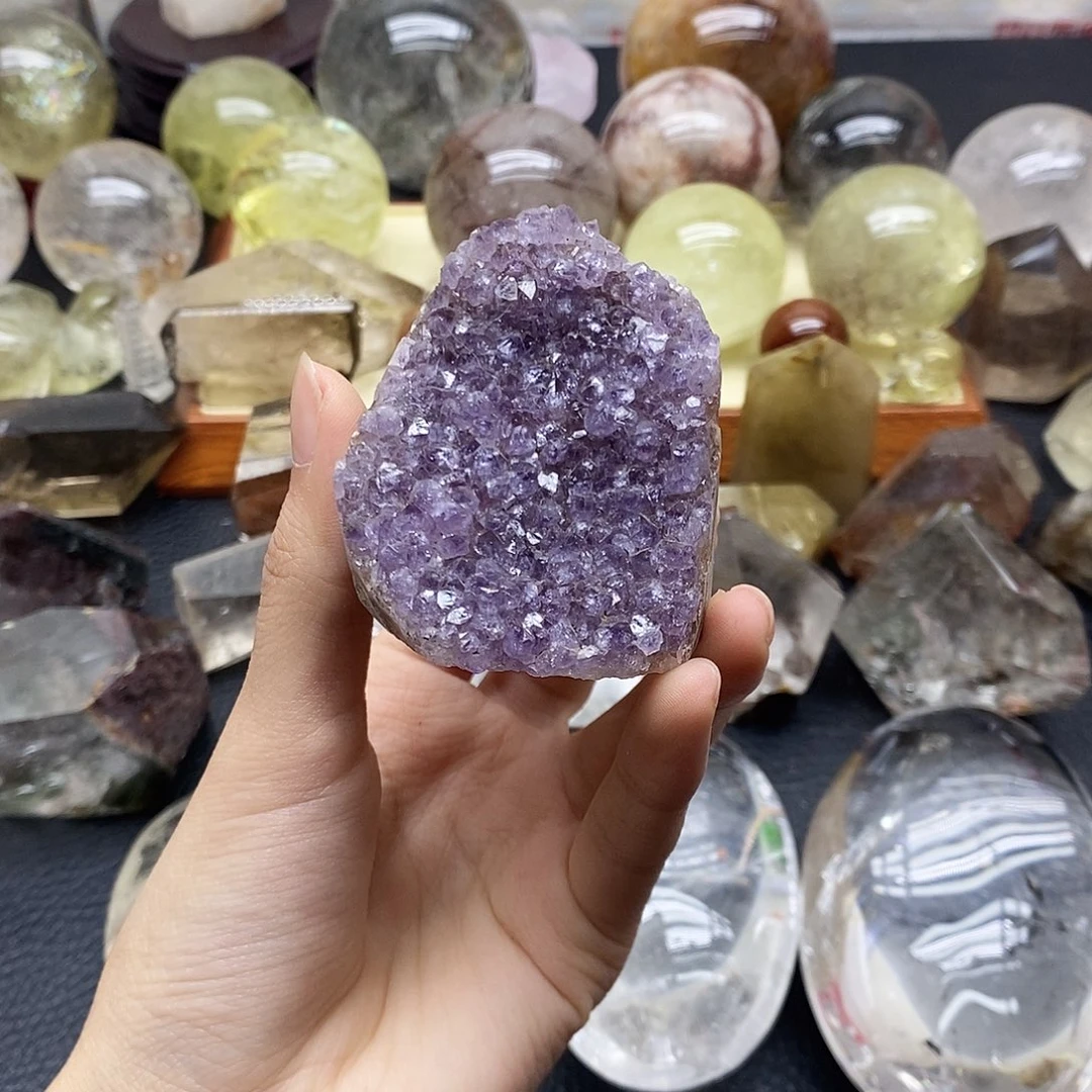 珠宝半成品水晶未镶嵌295水晶石