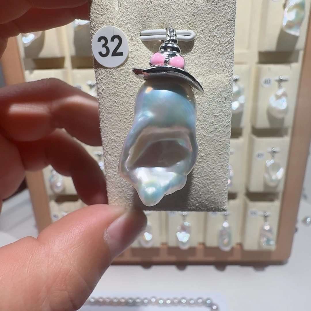 淡水珍珠合金颈饰