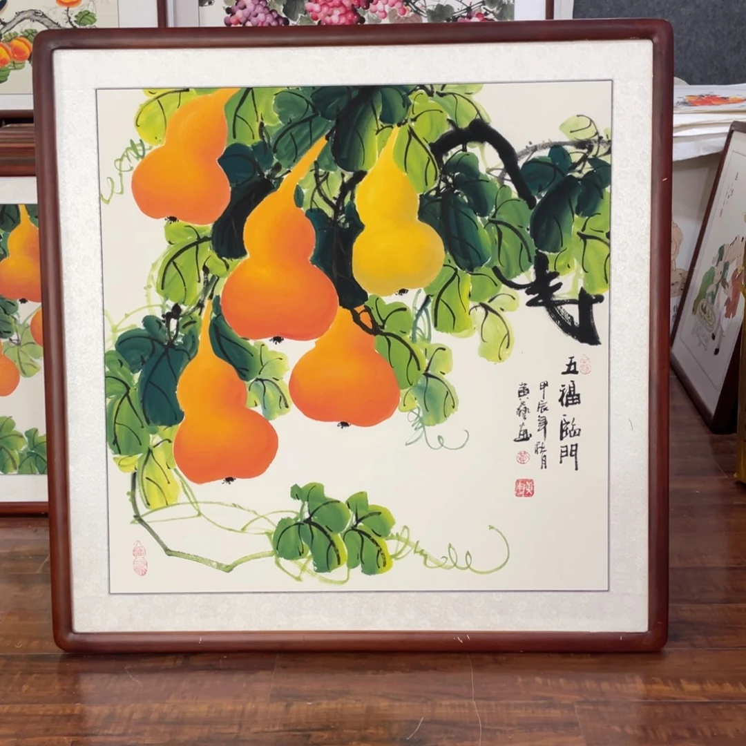 国画带框尺寸83*83厘米