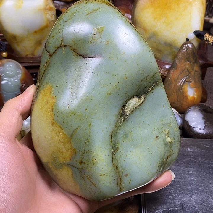 和田玉未镶嵌挂件