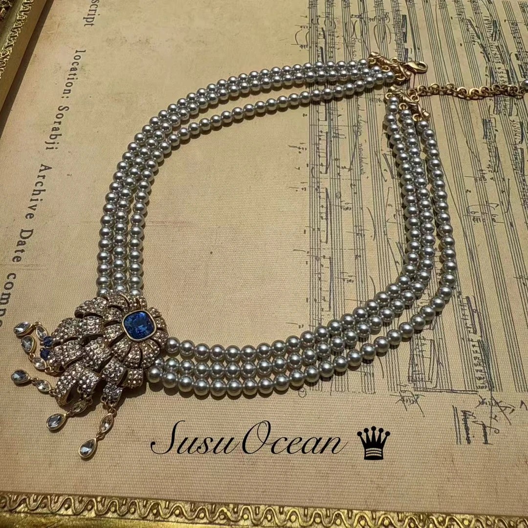 铜合金仿珍珠项链 【1251】SusuOcean经典珍藏