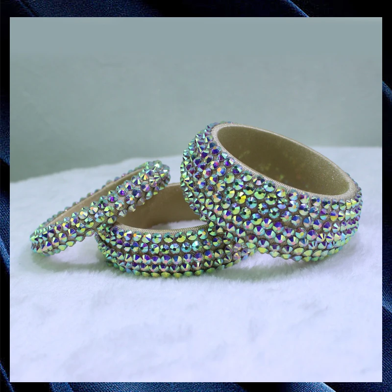 2只包邮拉丁舞镶钻手环少儿黑色国标舞蹈比赛舞台服表演手圈手腕