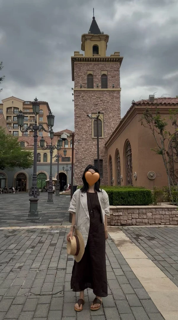 韩系简约静面背心裙